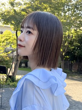 キアラ(Kchiara) 福岡美容室20代30代40代切りっぱなしボブぱつっとボブ