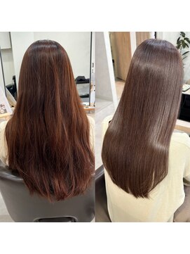 ベルム(Belme) 【Belmeオリジナル】絹髪髪質改善カラーで透明感ラテグレージュ