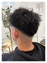 シー バイリリア メンズサロン(siie by LILIA.)&nbsp;フェード短髪ツイスパスタイル◎