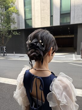 スイ バイティティ 川崎店(suis. by titi) リボンシニヨン