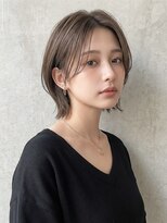 メロ 恵比寿(melo)&nbsp;大人ミディアムレイヤー　白髪ぼかし　脱白髪染め 30代40代50代