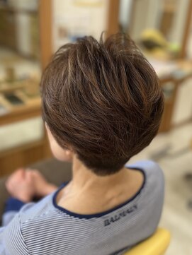 美容室サラサ 山鼻店 ショートヘア×オーガニックカラー