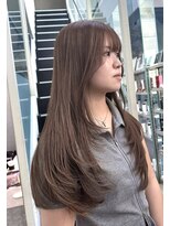 シェリ 天神(CHERIE)&nbsp;レイヤーカット×暗めグレージュ 福岡天神