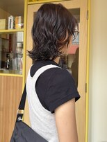 ヒントステーション(HINTSTATION)&nbsp;〈浅草 半個室〉ウルフパーマ×オレンジブラウン