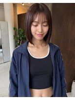 零秒女髪 千里丘店&nbsp;上品なまとまりの髪質改善艶ボブスタイル艶髪美髪髪質改善カラー