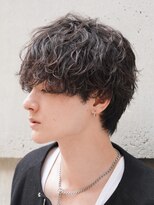 フィフス 大分(fifth) 大分シャドウパーマメンズカットラウンドマッシュツーブロック