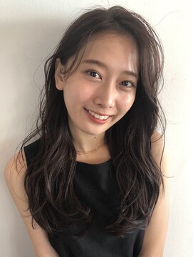 ヴェイン(VEIN) イメチェンヘアスタイル/フェミニンロング/ダークアッシュ