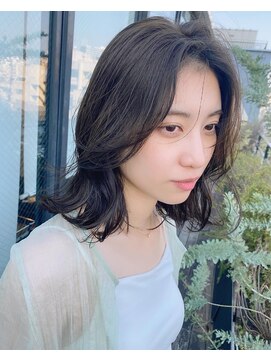 ベチカ(vetica) ナチュラルウルフ×暗髪オリーブベージュ