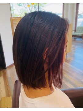 ヘアーアンドコークラシコ(Hair&Co. Clasico) ピンクパープル×インナーカラー