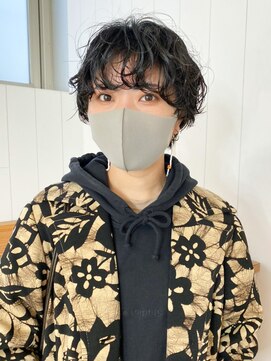 アイティーバイアルバム 藤沢店(IT by ALBUM) ショートパーマ_ホワイトグレージュネビージュ_ba383901