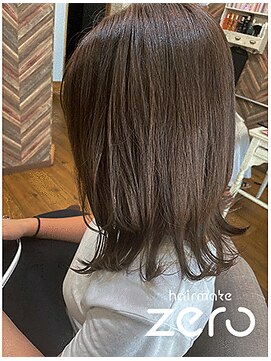 ヘアメイクゼロ 坂戸駅前店(hairmake zero) アッシュグレージュ　透明感カラー