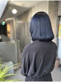 ブルーブラック10代20代ケアブリーチ名古屋美容室