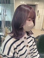 ヘアーアンドメイク ビス(HAIR&MAKE bis) 柔らかラベンダーベージュ【井澤彩】