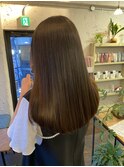 /サラサラストレート×切りっぱなし