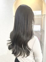 カラークチュール(Color Couture)&nbsp;レイヤーロング/髪質改善/アッシュグレー/オリーブカラー