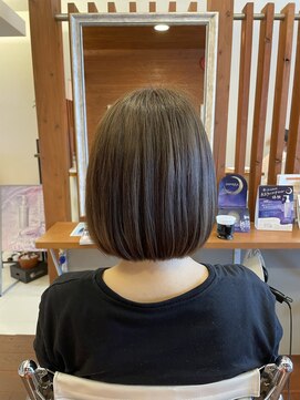 ピールアーク(peal ark) 20代30代40代ミニボブショコラアッシュ透明感小顔ブリーチなし