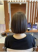 20代30代40代ミニボブショコラアッシュ透明感小顔ブリーチなし