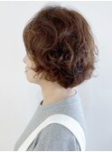 大人のしっかりパーマショートボブ☆大人ヘア/デジタルパーマ