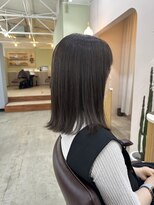 キュオンシア(CUEON. ciea)&nbsp;切りっぱなし×透明感グレージュ