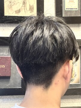 ヒロギンザ 大阪本店(HIRO GINZA) ツーブロックアップバングスタイル