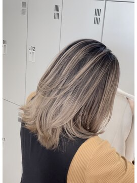 フク ヘアーワークス バイ フェニーチェ(fuku hair works by FENICE) バレイヤージュ