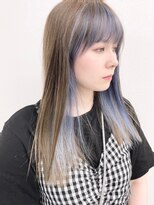 シー(shii..)&nbsp;《shii../大黒》#インナーカラー＃ペールブルー