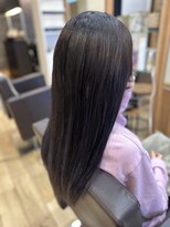 ヴァンクラウドフロムコウベ 恵庭店(VENT CLOUD from KOBE)&nbsp;20代30代40代50代バイオレットグラデーションカラー髪質改善