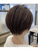ショート×ナノバブル×白髪ぼかし