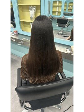 ノー バイ イオエ 西梅田(no. by ioe) ブリーチなしカラー/髪質改善/ミルクティーベージュ/小顔へア