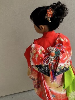 キャンドルバイロータスヘア(Candle by LotusHair)の写真/【1週間前までに要予約◇】特別な日にはプロの着付けで華やかにヘアセット＆着付けは当店にお任せ◎