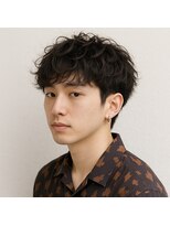 スープレックス ヘアーデザイン(SOUPREX HAIR DESIGN) ツーブロックくせ毛風パーマ 20代 30代 40代 50代 60代 学割