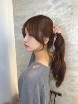 ロンドガーネット 池袋(Lond garnet)&nbsp;暗めカラー/韓国風巻き/レイヤーカット/髪質改善/縮毛矯正/池袋