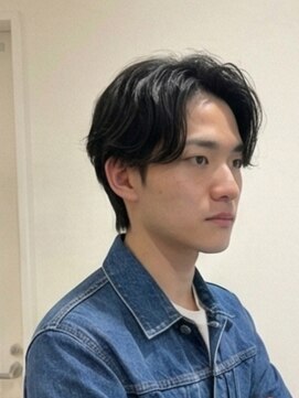 ディアローグ 自由が丘Luz店 メンズスタイル　/　リバースセンターパート　/自由が丘