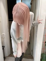 ペレ 渋谷(PELE)&nbsp;着物ヘア/ダークアッシュ/ミディアムレイヤーカット/渋谷