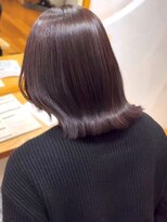 ミツバ(3tuba)&nbsp;ラベンダーグレー くすみカラー ミディアムレイヤー 艶カラー