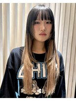 ファヴォリ(favori)&nbsp;【favori 自由が丘】ブラック×ブリーチカラー