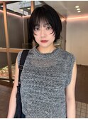 ミルクティーベージュ/レイヤーボブ/韓国巻き/顔周りカット/柏