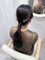 ヘイロー(HALO)&nbsp;ローポニーテールヘアアレンジ