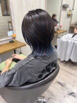 ヘアーアンドリラックス アミエ(hair&relax amie) さりげなく楽しむ♪ブルーインナー