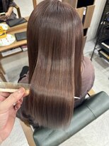 ゴートヘア(GOAT hair)&nbsp;ケアカラー×ウルティア髪質改善トリートメント【GOAT hair】