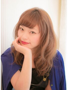 ロエナ(ROENA) クラシカルデジタルパーマバレイヤージュロブ