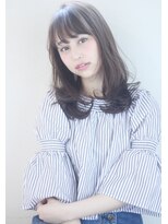 グレージュひし形ワンカール【スポンテニアスゆるふわセミディ】