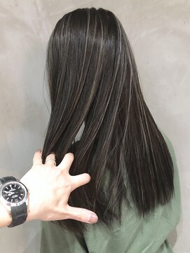 メリー(merry craftsman's factory) 極細ハイライトグレージュ、バレイヤージュカラー