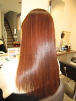 コアフィールフィス(COIFFURE fils) 【見附・今町】ビビットなオレンジブラウン【M3D】