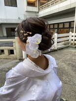 洋髪ヘアセット☆ブライダルヘア☆AMU