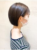【morio】札幌ショート 切りっぱなしボブ