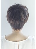 小顔ショートボブ 暗髪カラー◎/横浜髪質改善
