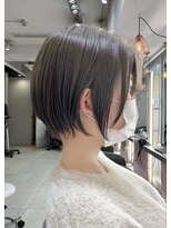 大人可愛い 20代30代 ナチュラルショートボブ 丸みショート◎