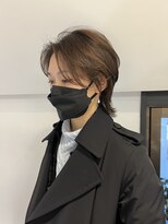 トレス(TRESS)&nbsp;マッシュウルフ　ウルフボブ　ベージュカラー