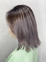 フェアリーテール つきのわ店 バレイヤージュ風グレージュ